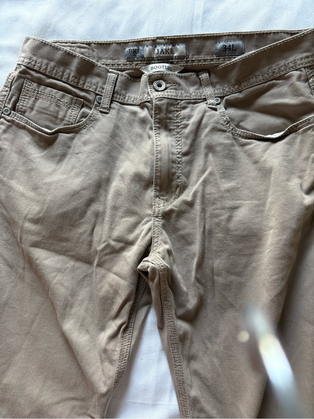 BKE Jake Bootleg Men’s Jeans in Tan